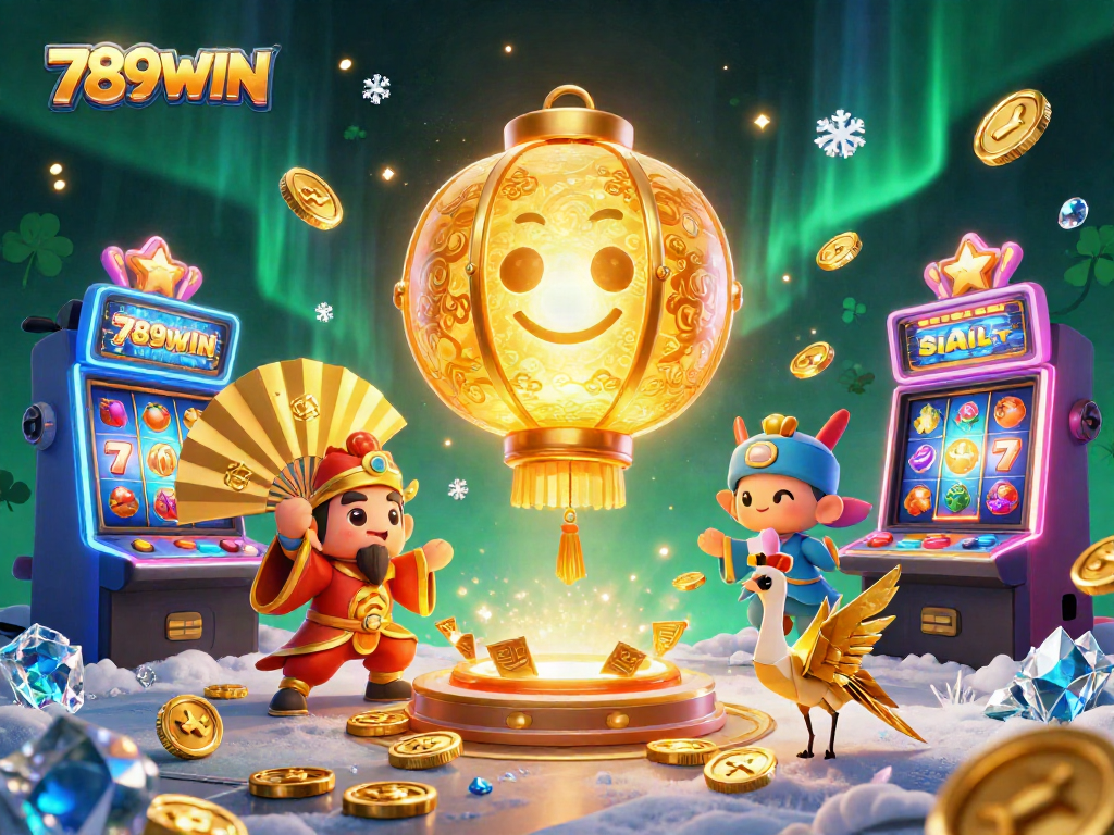Engage with exciting games at 789WIN's vibrant slots casino featuring 3D characters.