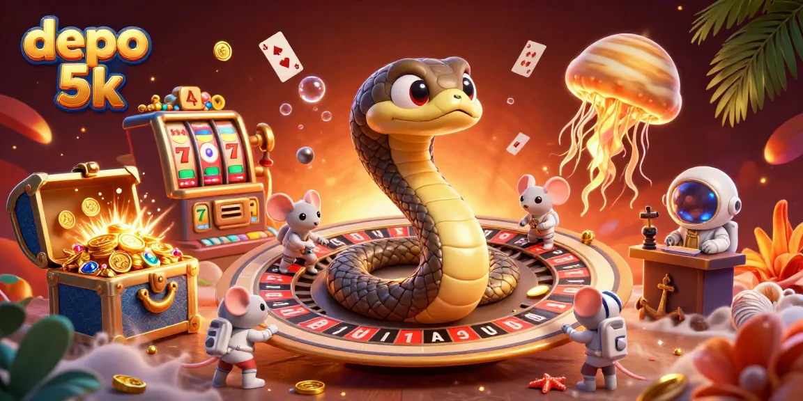 Experience max wins with depo 5k slot machines featuring an enchanting celestial scene.