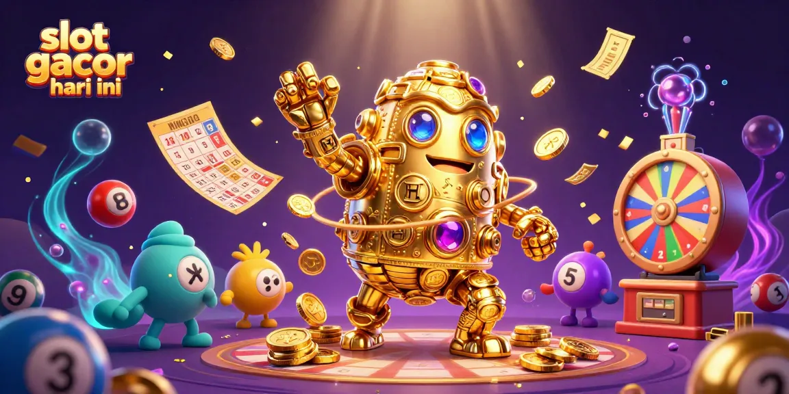 Spin to win with slot gacor hari ini, showcasing vibrant casino elements and dynamic visuals.