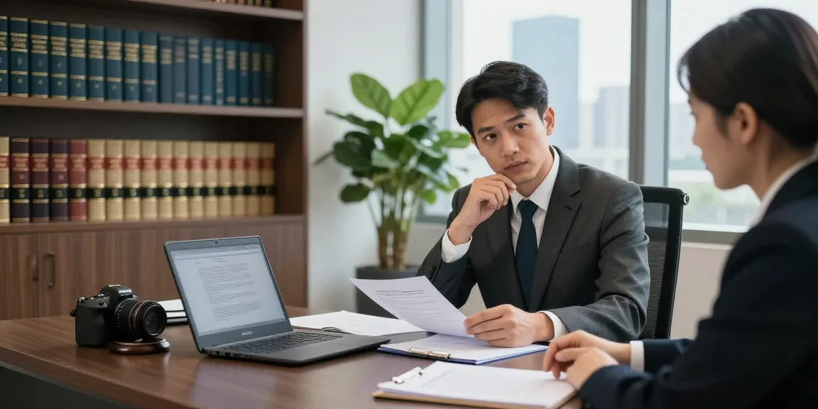 Lawyer providing legal advice, sneak a peek here at the professional consultation atmosphere.